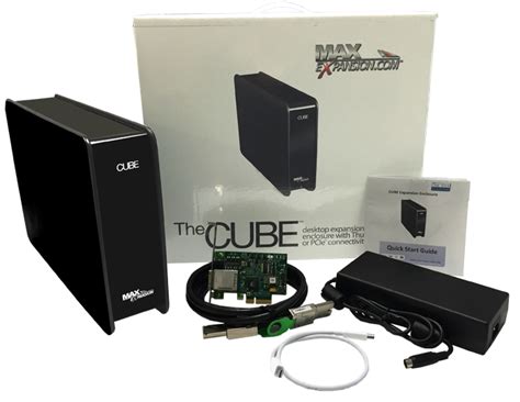 The Enhanced CUBE Desktop Expansion Enclosures